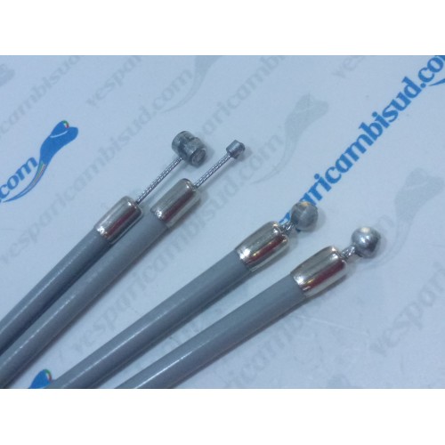 KIT CAVI TRASMISSIONE TEFLON GRIGI PER PIAGGIO CIAO SC