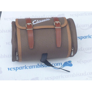 Borsa Classic su portapacchi posteriore, 25x17x15 cm canvas verde oliva