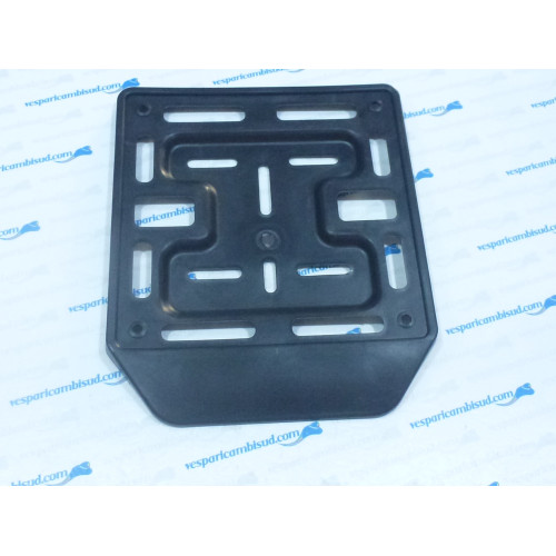 PORTA TARGA MOTO IN PLASTICA NERA PER TARGHE FINO AL 1998 - VECCHIE DIMENSIONI mm.170
