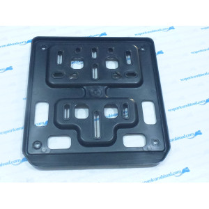 PORTA TARGA  NERO TIPO GRANDE  IN NYLON ANTIURTO PER TARGHE mm. 177 