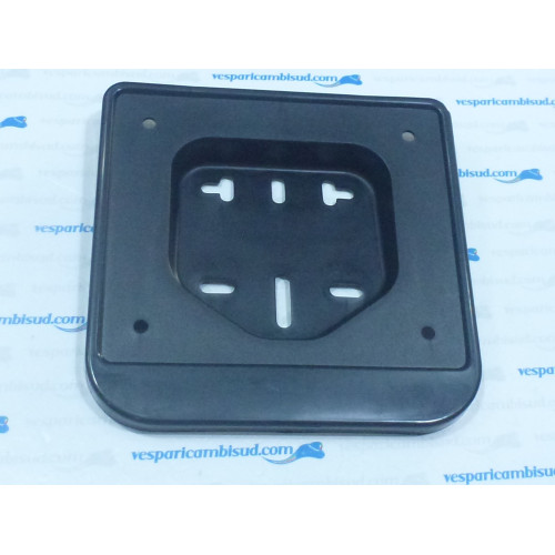 PORTA TARGA PORTATARGA NERO UNIVERSALE PIAGGIO SCOOTER 50 TARGA EUROPA