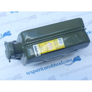 TANICA METALLO TRASPORTO BENZINA CARBURANTE GASOLIO 5 LT   