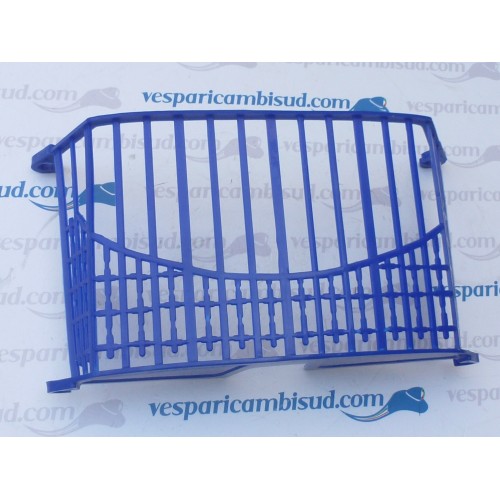 CESTINO RETROSCUDO IN PLASTICA BLU 