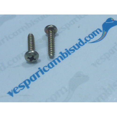 COPPIA VITI FISSAGGIO TRAPARENTE POSTERIORE VESPA PX T5