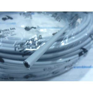 Guaina grigia in teflon trasmissioni cambio, gas, d.esterno 5mm int 2mm