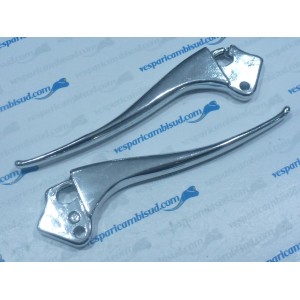 Coppia di leve per freno e frizione,vespa 125 - 150 - ape.
