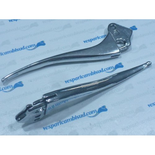 Coppia di leve per freno e frizione,vespa 125 - 150 - ape.