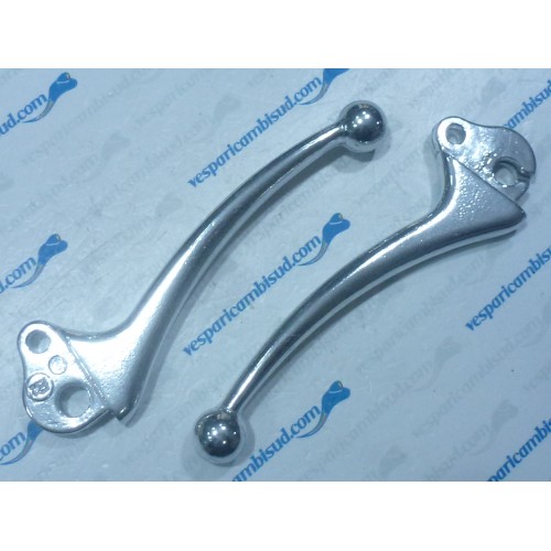 Coppia di leve per freno e frizione,vespa 50 - 80 - 125