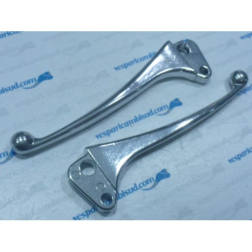 Coppia di leve per freno e frizione,vespa 125 - 150 - 180 - 200.