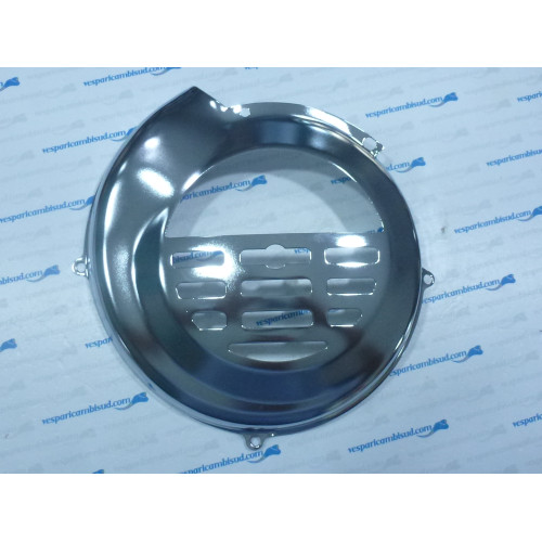 COPRIVENTOLA VOLANO MOTORE CROMATO VESPA 50 125 PK S XL FL FL2 HP V RUSH N