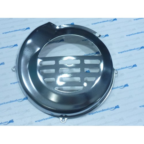 Copriventola in metallo cromato,vespa 50 - 90 - 125 dopo il 1965
