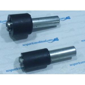 COPPIA silent blok,traversa supporto motore,vespa 125 - 150