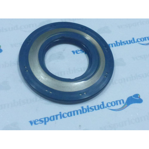 PARAOLIO 31x62x5,8/4,3 CORTECO BLU ALBERO MOTORE  LATO FRIZIONE
