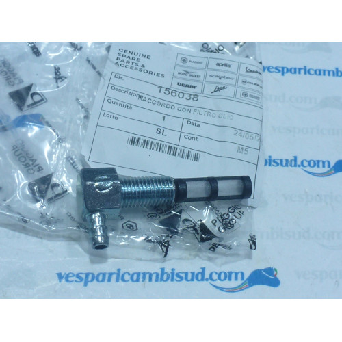 RUBINETTO RACCORDO SERBATOIO OLIO MISCELATORE VESPA PX ORIGINALE PIAGGIO
