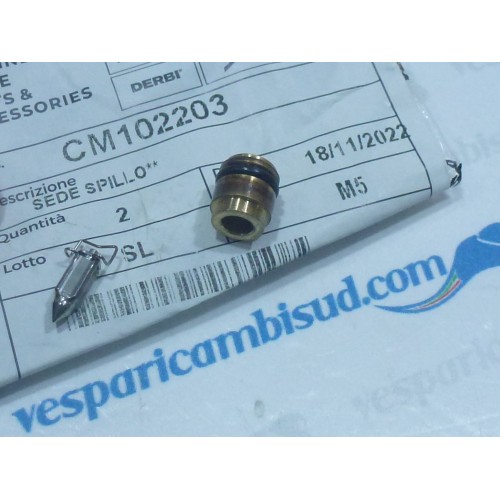 Sede valvola spillo carburatore originale piaggio