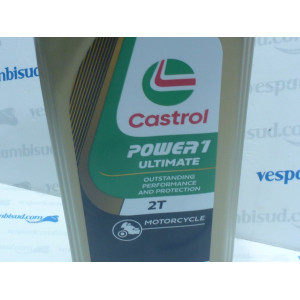 1 LT OLIO MISCELA MOTORE CASTROL POWER1 ULTIMATE 2T 100% SINTETICO EX TTS