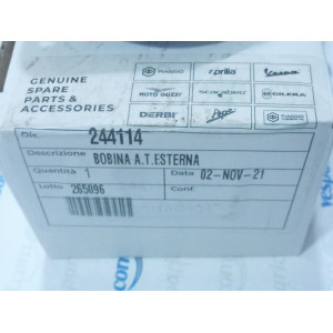 Bobina alta tensione esterna,originale piaggio,vespa .50 - 125 - 150 - Ciao