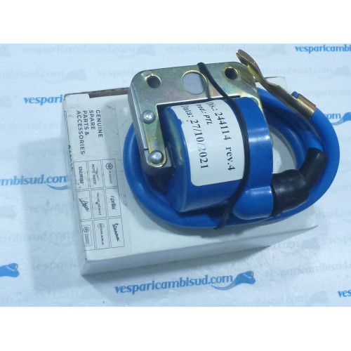 Bobina alta tensione esterna,originale piaggio,vespa .50 - 125 - 150 - Ciao