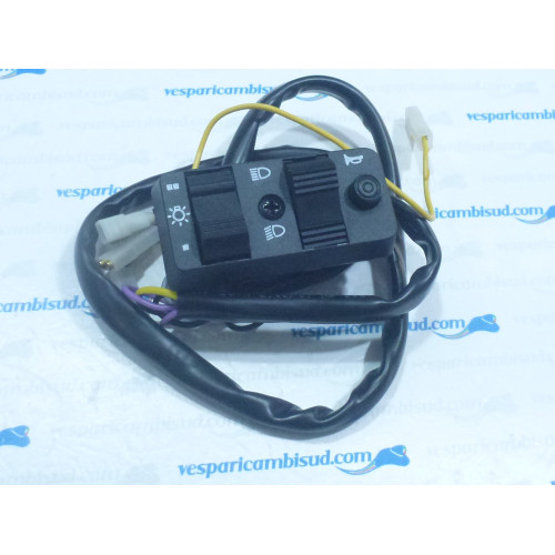 Commutatore luci compl.,vespa 125 - 150 - 200. con batteria o avv. elettrico.