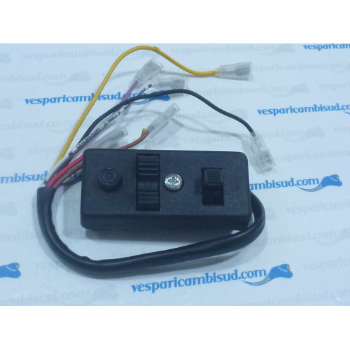 Commutatore completo luci,vespa px 125 - 200 modelli senza frecce