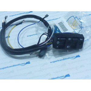 Commutatore luci completo,vespa 125 - 150 - 200.arcobaleno