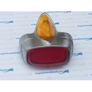 Fanalino posteriore SIEM completo marca siem,vespa 125 - 150 GEMMA ARANCIO 