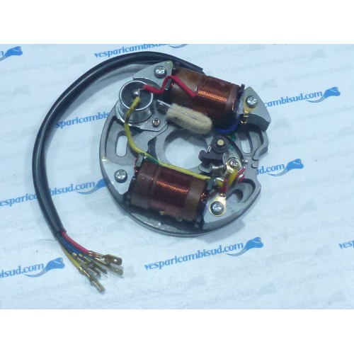 Statore completo di contatti 6V 25w per Vespa 50 Special R L bobina esterna  "ESAURITO"