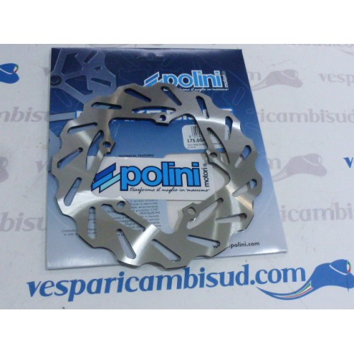 DISCO FRENO POLINI A MARGHERITA VESPA 125 150 200 PX PE MILLENIUM