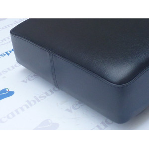 Cuscino passeggero posteriore liscio colore scay nero, Vespa 98 - 125