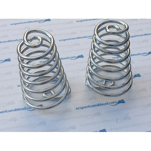 Kit n 2 molla cromata destra e sinistra per sella,vespa 125