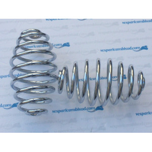 Kit n 2 molla cromata destra e sinistra per sella,vespa 125 - Ape 150
