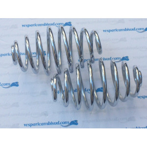 Kit n 2 molla cromata destra e sinistra per sella,vespa 125 - Ape 150