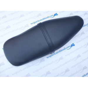 Sella lunga biposto completa,vespa 125 - 150 blu scuro