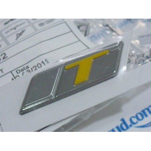 Adesivo "T" giallo PER Vespa GTS SuperTech HPE