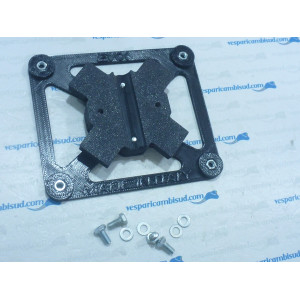 PORTATARGA MAGNETICO EVOK PERFORMANCE CON SUPPORTO EUROPEO PER VESPA E CICLOMOTORI 50CC