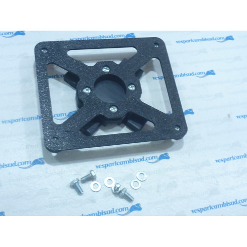 PORTATARGA MAGNETICO EVOK PERFORMANCE CON SUPPORTO EUROPEO PER VESPA E CICLOMOTORI 50CC