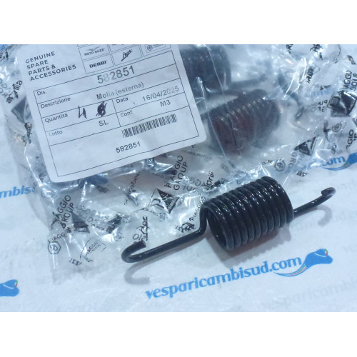 MOLLA CAVALLETTO CENTRALE ESTERNA 125 250 300 ORIGINALE PIAGGIO 582851