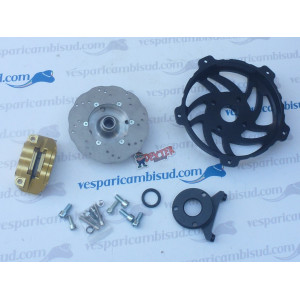 kit modifica con freno a disco posteriore per vespa 50 special - 125 et3 / primavera