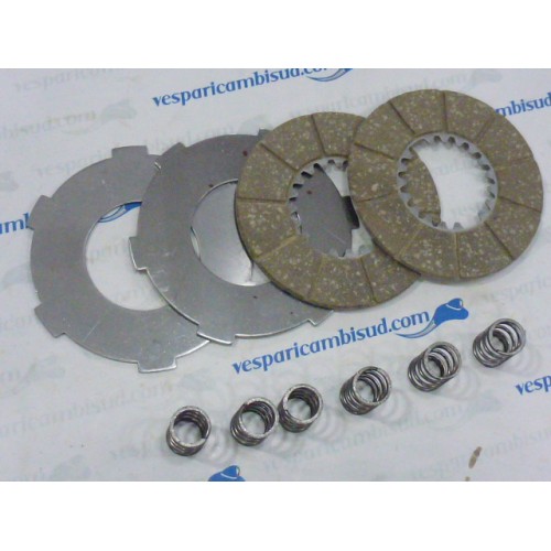 Kit frizione completa con molle,vespa 98 - 125 1948>52 - Ape 125 1947>52