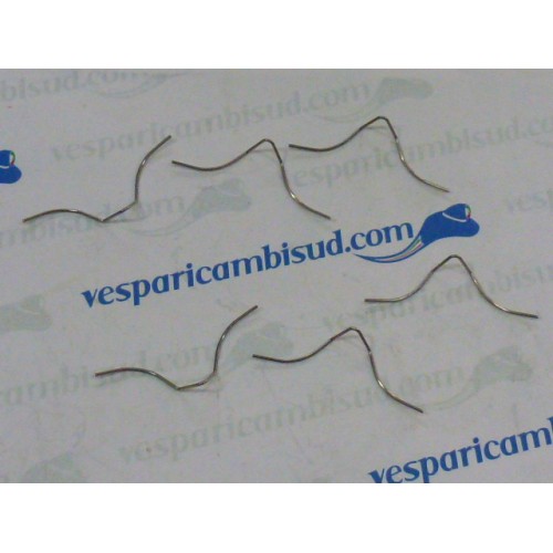 Kit n 6 mollette fissaggio parabola con il vetro,corpo faro Vespa ape