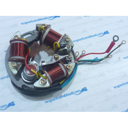 STATORE VESPA ANNI 60 6 VOLT 5 FILI