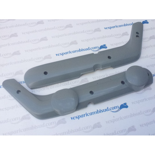 COPPIA FIANCATINE COLORE GRIGIO PER PIAGGIO CIAO SC CON VARIATORE