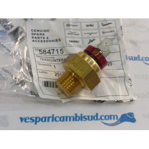 TERMOINTERRUTTORE RADIATORE ORIGINALE PIAGGIO COD.584715