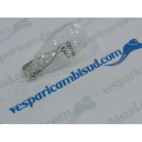 LAMPADINA W2,1x9.5d W16WT15 (12V 16W)TUTTO VETRO-LUCE STOP