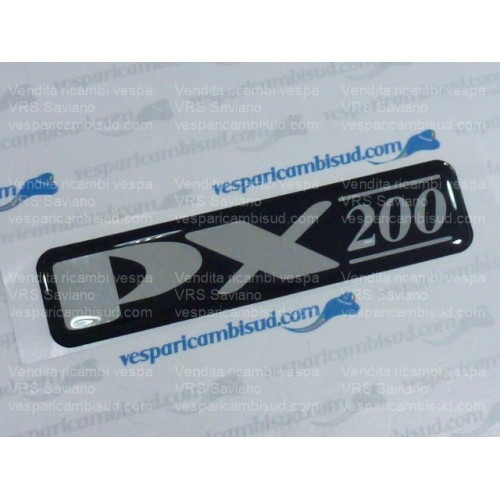 Targhetta "PX200",cofano per Vespa PX200 E '98