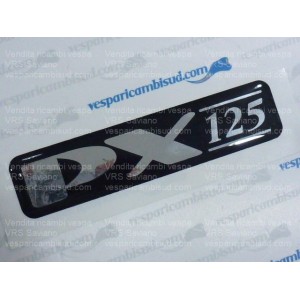 Targhetta "PX125",cofano per Vespa PX 125 E '98