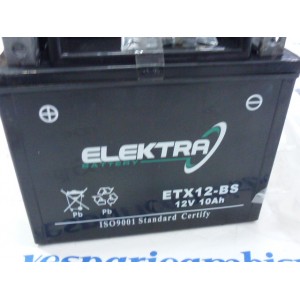 BATTERIA SIGILLATA ELEKTRA ETX12-BS 12V-10AH