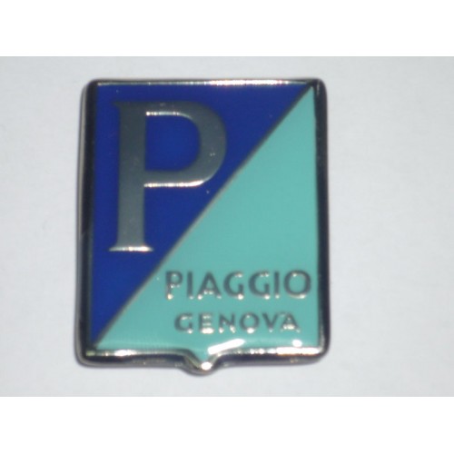 SCUDETTO PIAGGIO GENOVA SMALTATO