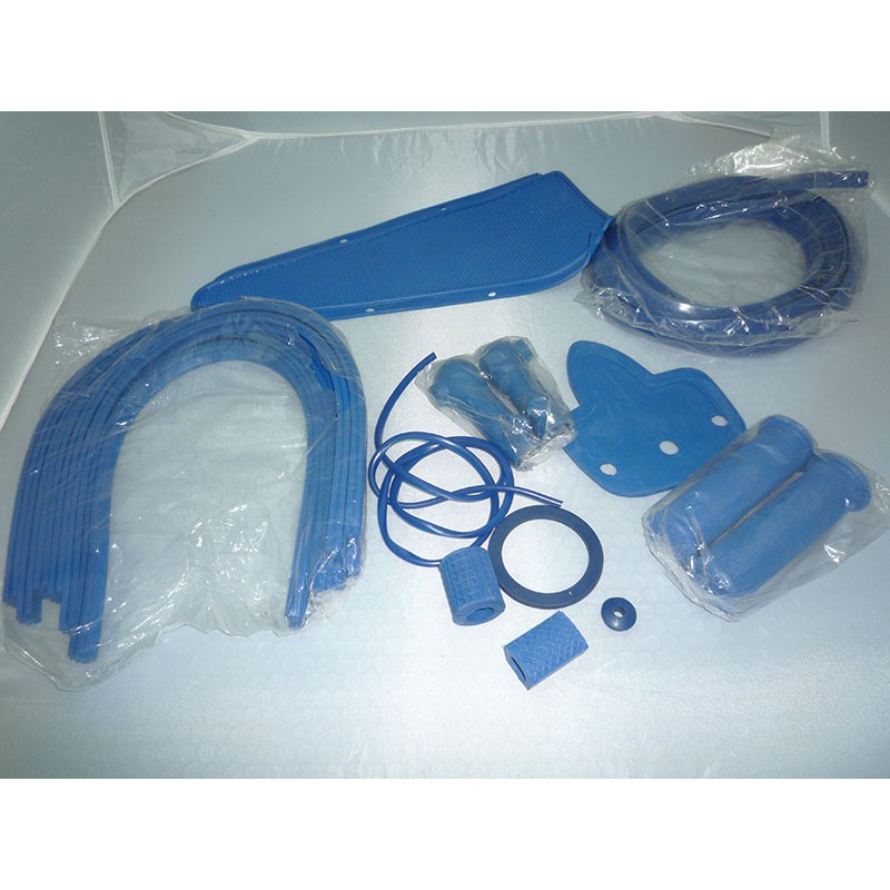 KIT PARTI IN GOMMA BLU KIT PARTI IN GOMMA BLU