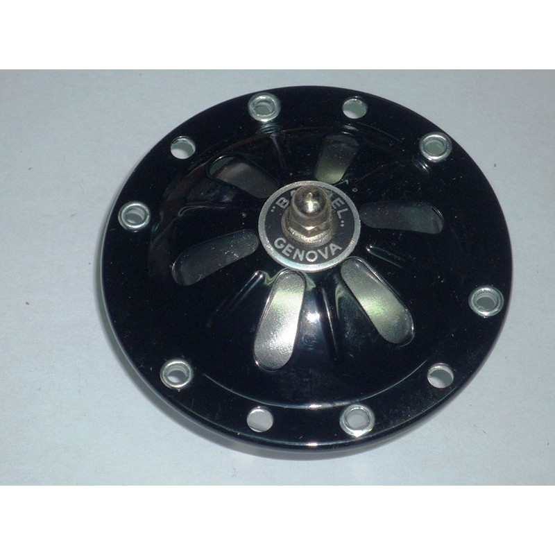 Clacson verniciato nero in corrente alternata 6v,vespa 98 - 125 1947>53 Clacson verniciato nero in corrente alternata 6v,vespa 98 - 125 1947>53
